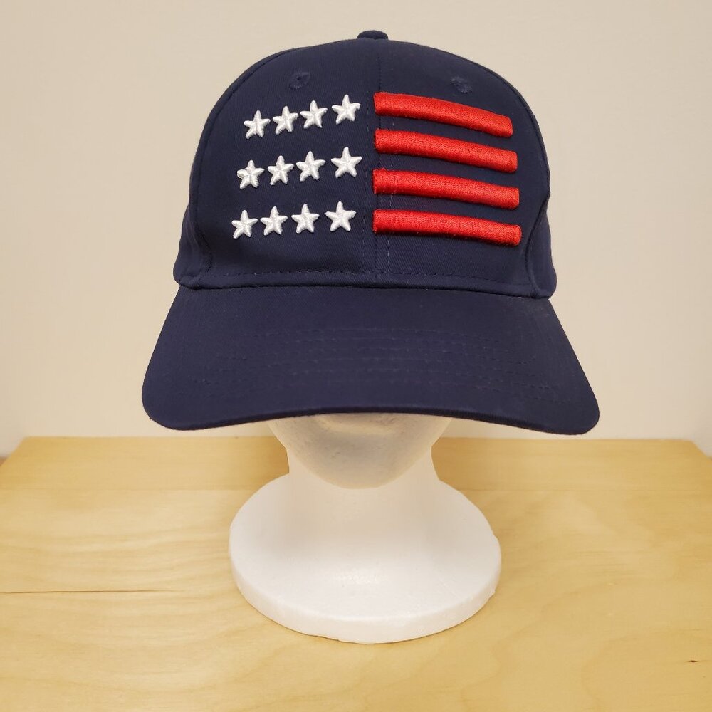 Navy Blue Embroidered Stars/Stripes Gettysburg National Military Park Cap - OS